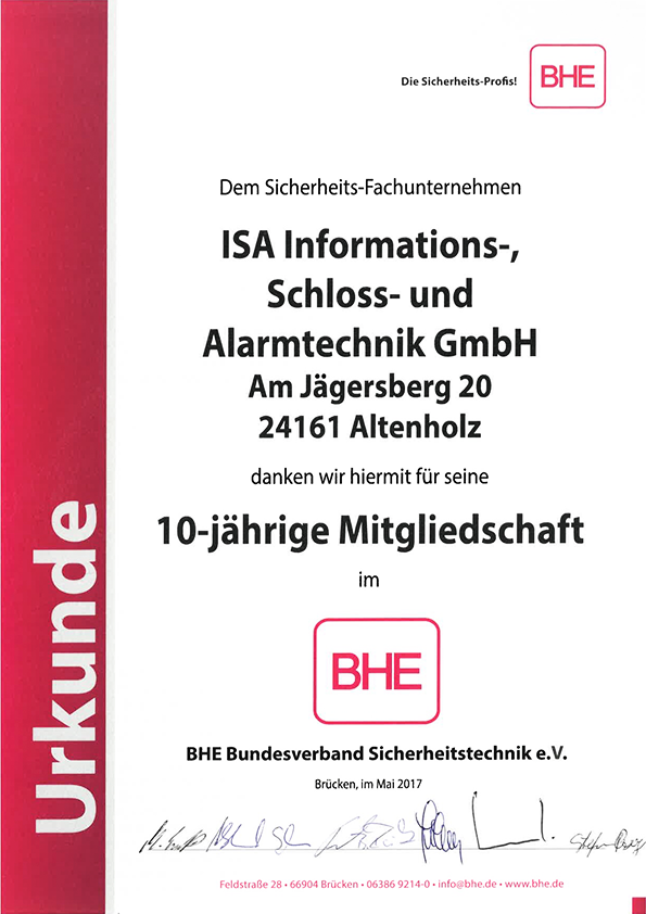 BHE Urkunde_ISA 16-05-2019